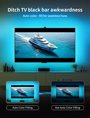 Ailofy music mode visualization with synchronized colors and rhythm