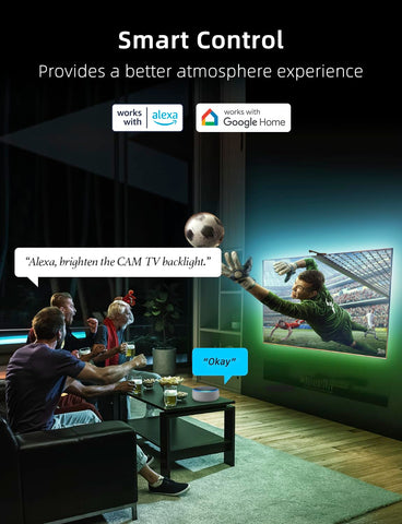 Ailofy quick installation with center camera and four-sided clips for 55-65 inch TVs