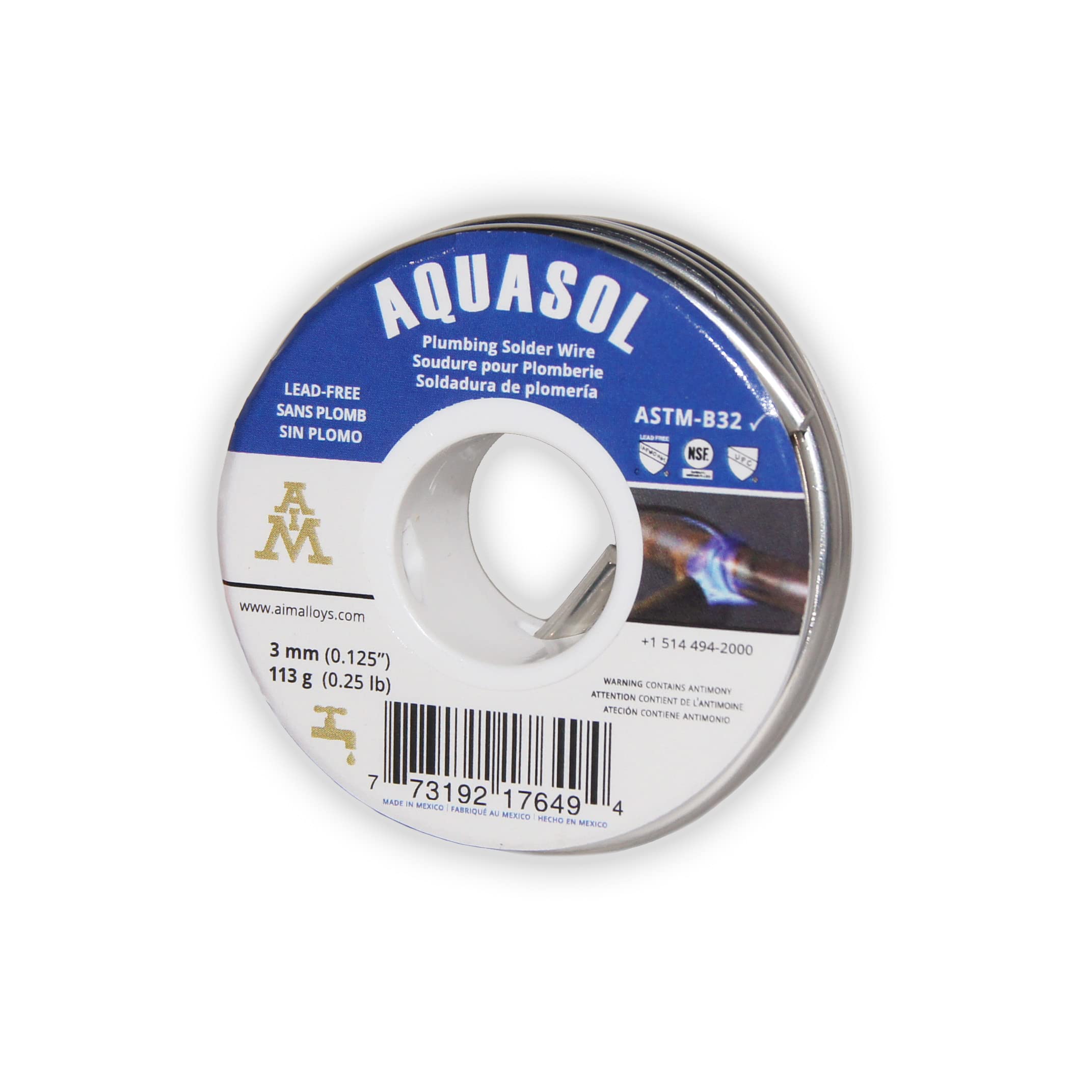 AIM Aquasol flux enabling smooth, reliable solder flow for repairs.