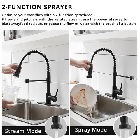 AIMADI commercial single-handle faucet for reliable, smooth operation in busy kitchens