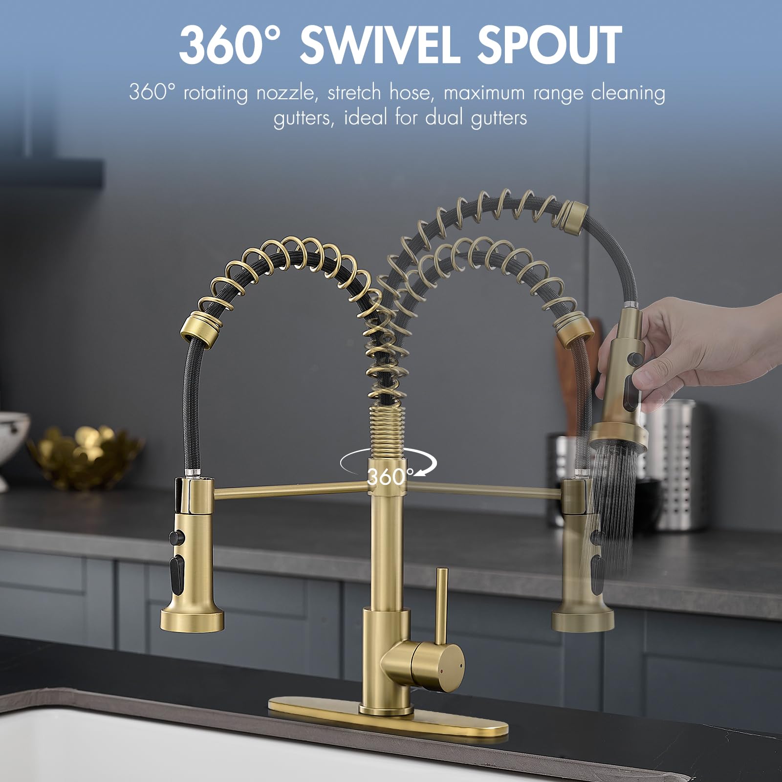 AIMADI single-handle design provides precise water control