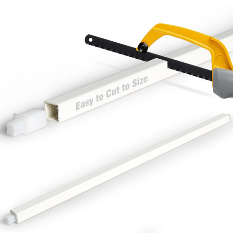 AIMAIAIMAI 24-inch towel bar cut-to-fit for porcelain holders.