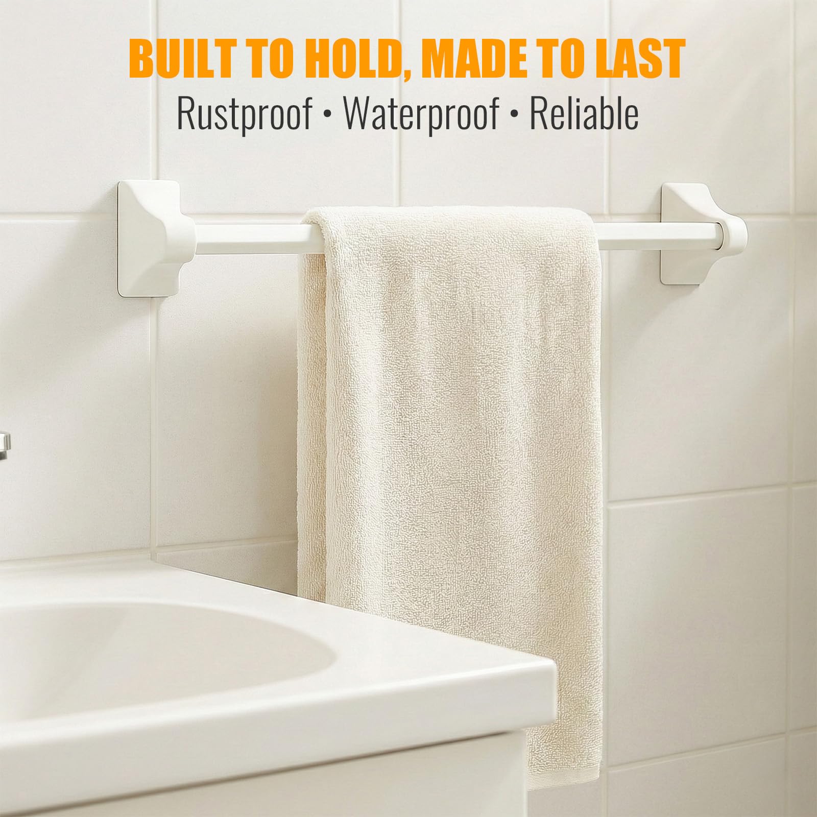 AIMAIAIMAI easy no-demolition install for rental bathrooms.