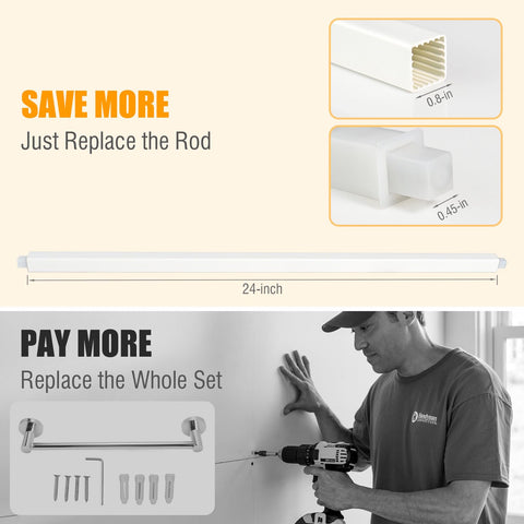 AIMAIAIMAI square-end design fits vintage fixtures securely.
