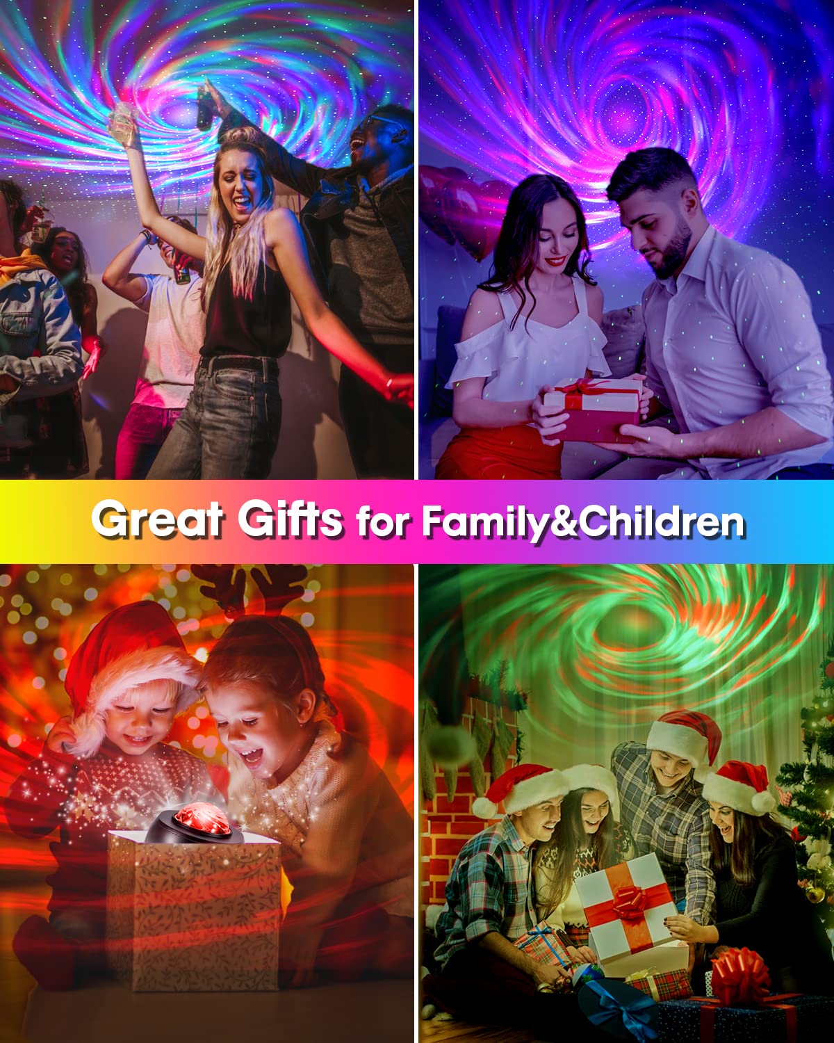 Aimeizi Star Projector Kids Bedroom Ambience helps gentle bedtime moments.