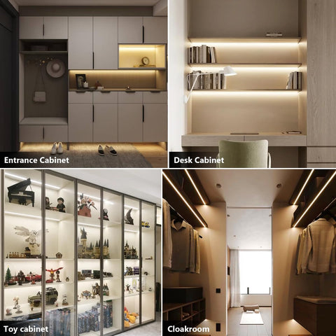 AIMENGTE warm white 3000K lighting for cabinets
