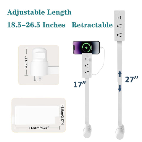 Aimery USB-A and USB-C ports enabling simultaneous device charging.