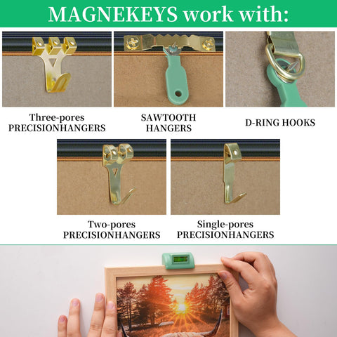 AIMINTSEN heavy-duty picture hangers withstand up to 75 lbs