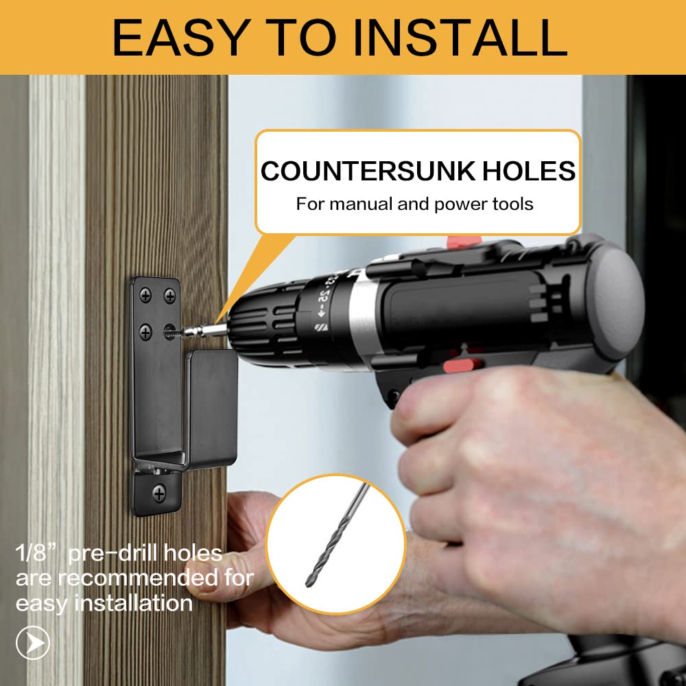 Powder-coated iron bracket by AINAFIX ensuring durable, rust-resistant protection.