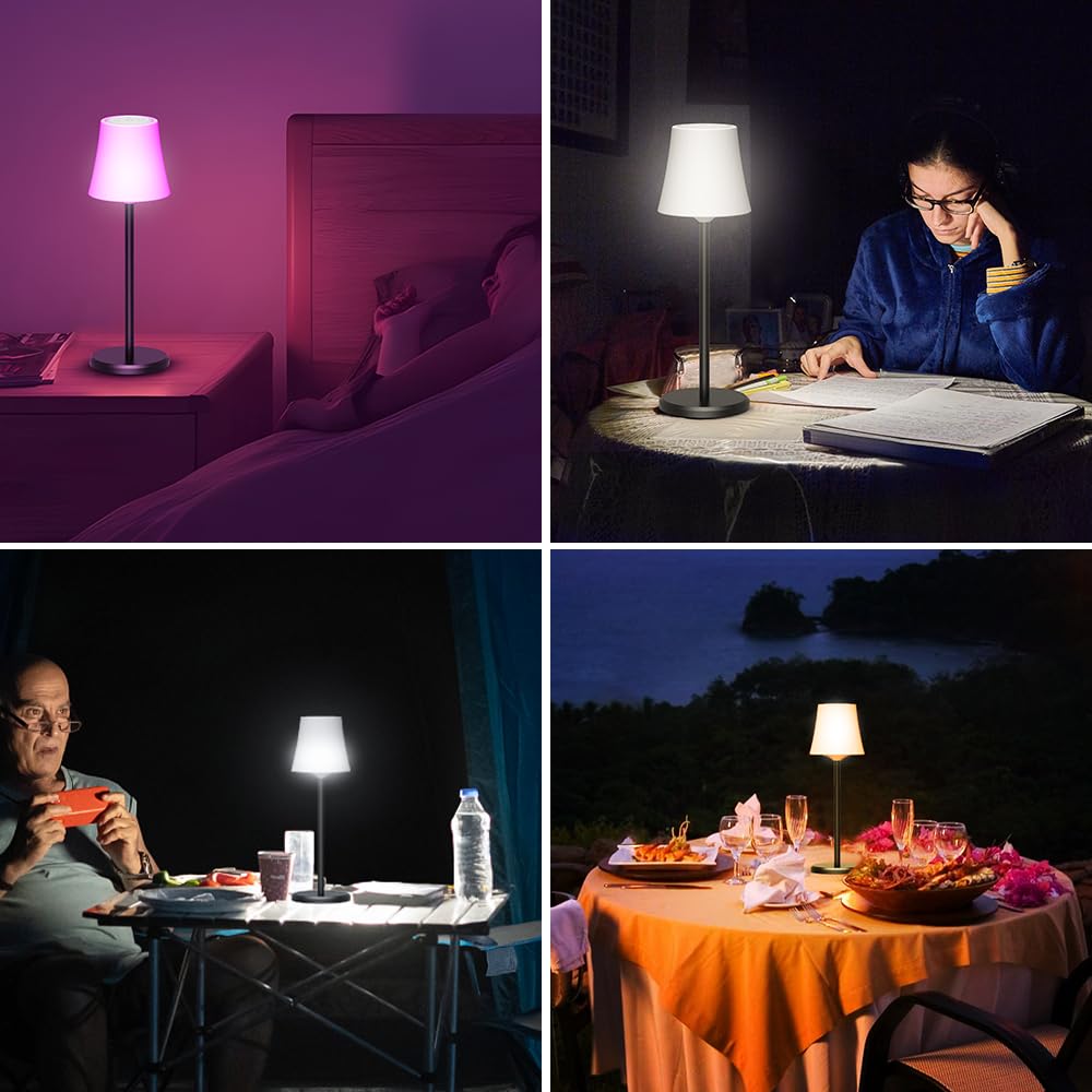 Ainostone compact 2-pack lamp for versatile spaces