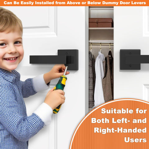 Ainozz dummy handle on a wardrobe door as a decorative pull.