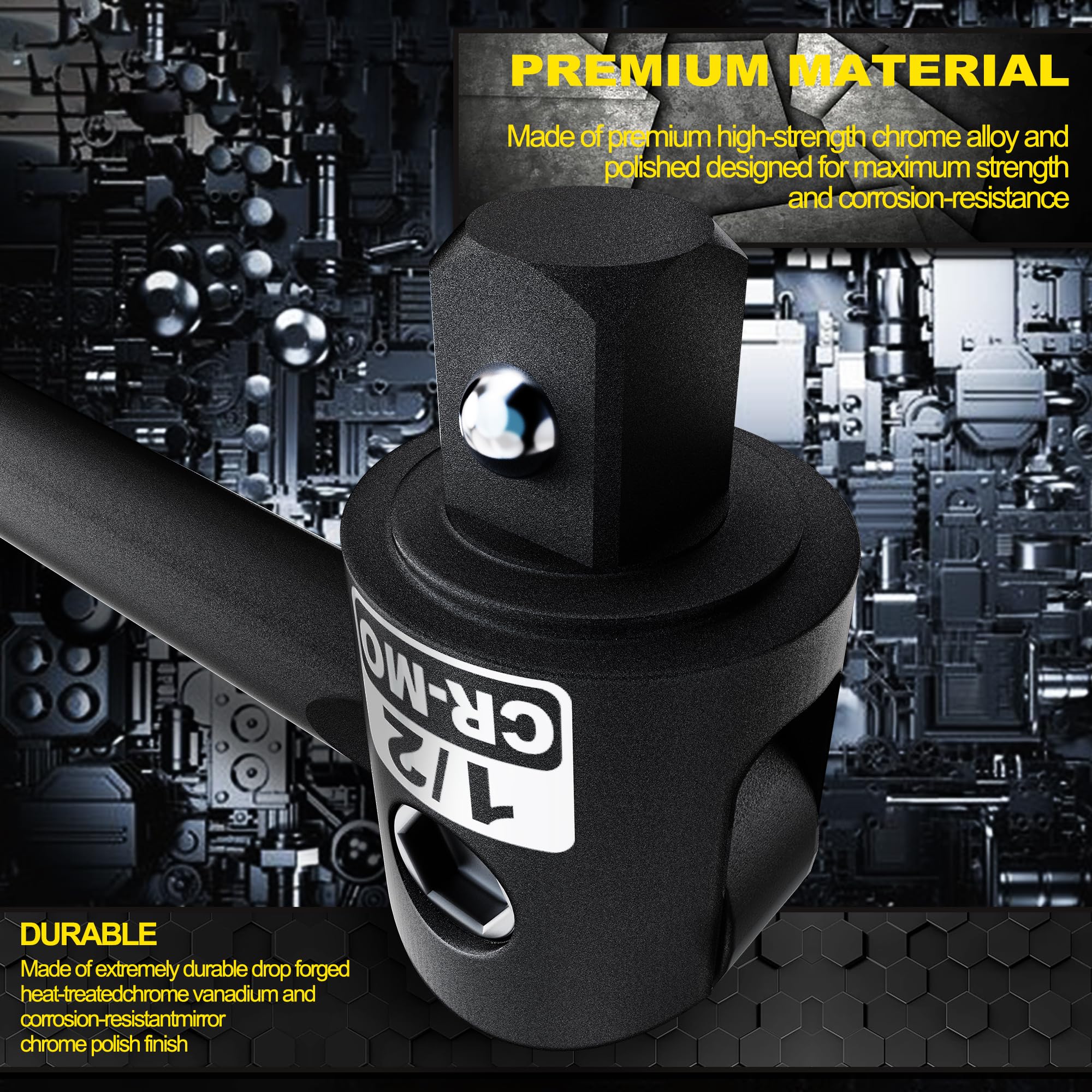 Aiourx 250-degree swivel head provides flexible access in tight spaces.