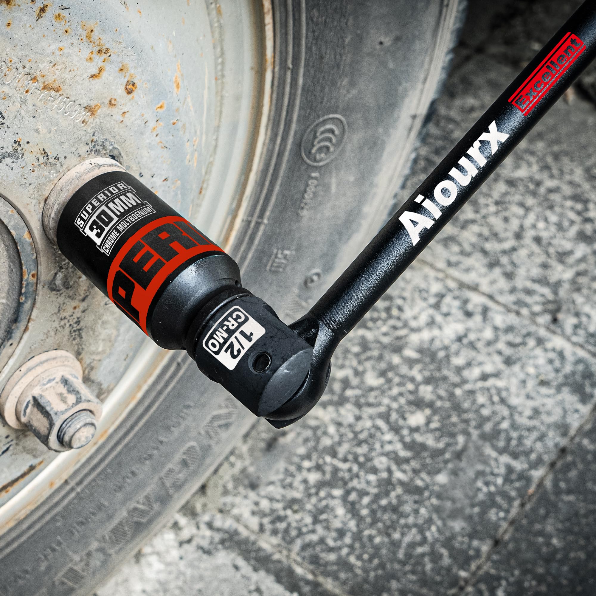 Aiourx satin polished handle offers comfortable grip and reduced fatigue