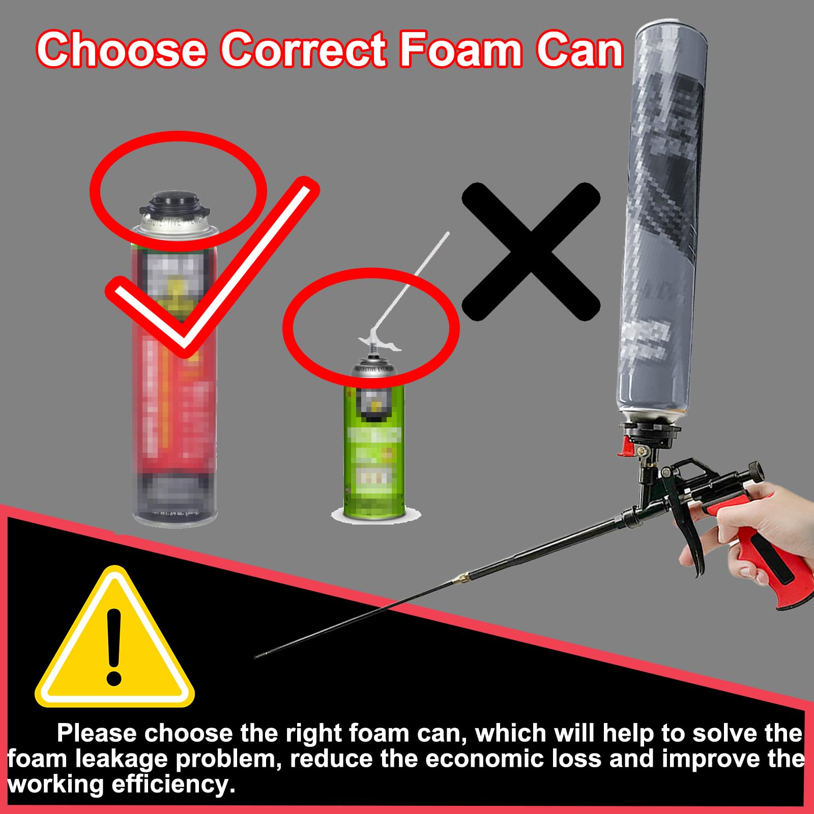 A detachable extension rod for customizable length on the AIOYEAN gun