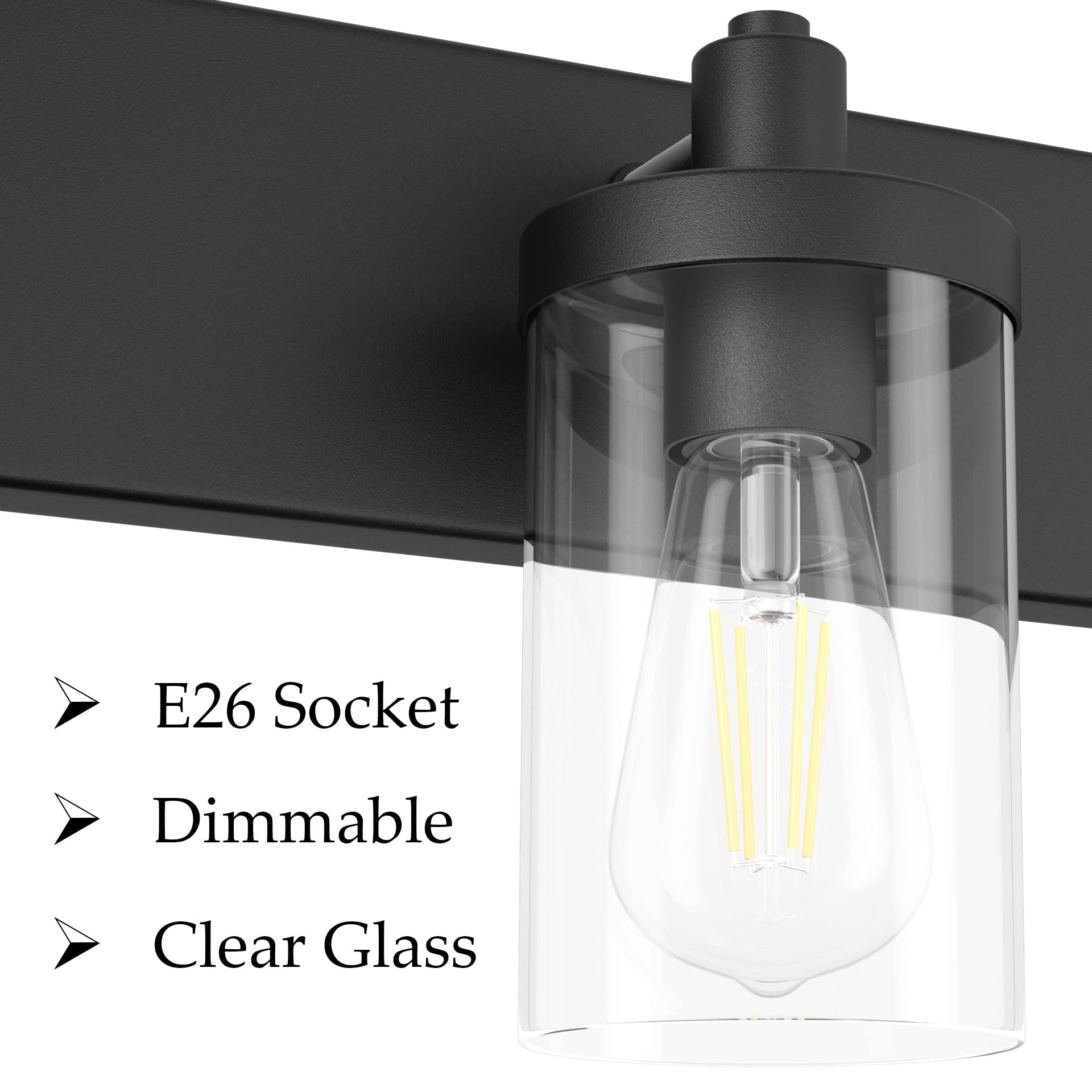 Aipsun vanity lighting provides broad, even illumination for mirrors.