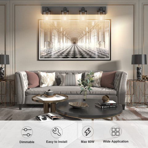 Aipsun hardwired installation offers clean lines without switches or plugs.
