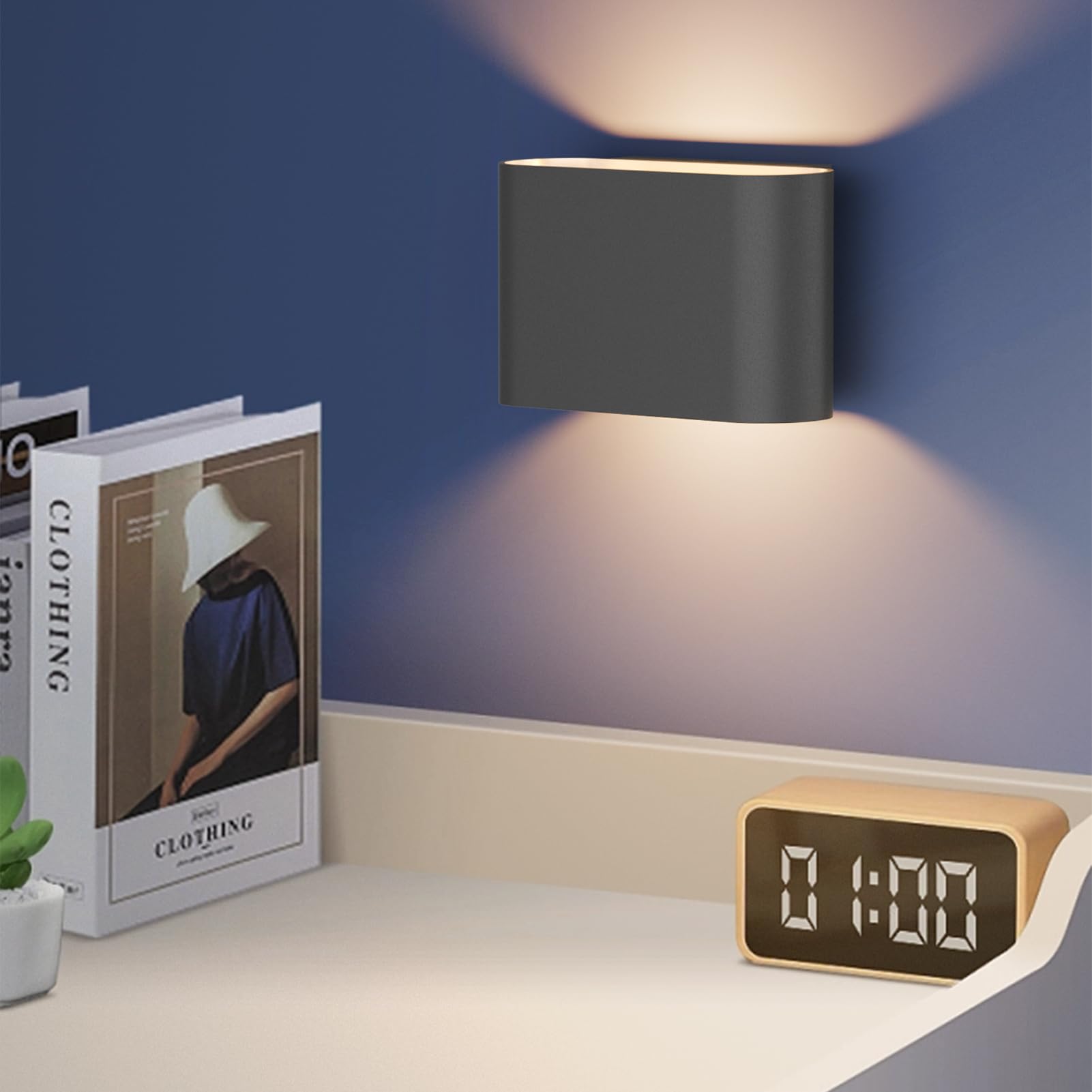 Aipsun black wall sconce close-up emphasizes replaceable G9 bulb access