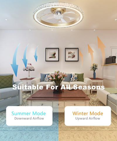 Aipsun easy-install ceiling fan design reduces setup effort.