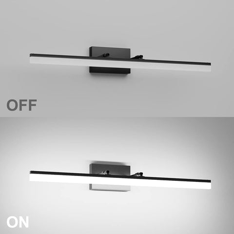 Aipsun modern black finish adds sleek bathroom style