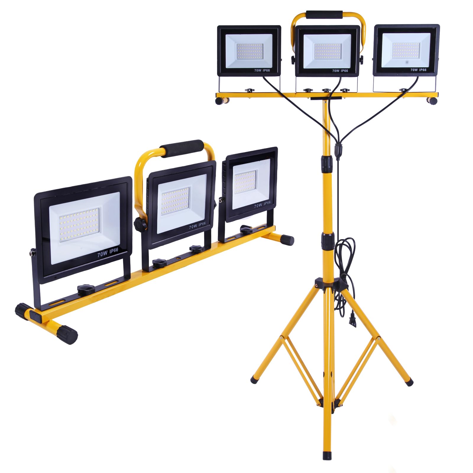 Aiptertet 21000-lumen work light on stand for bright garage illumination