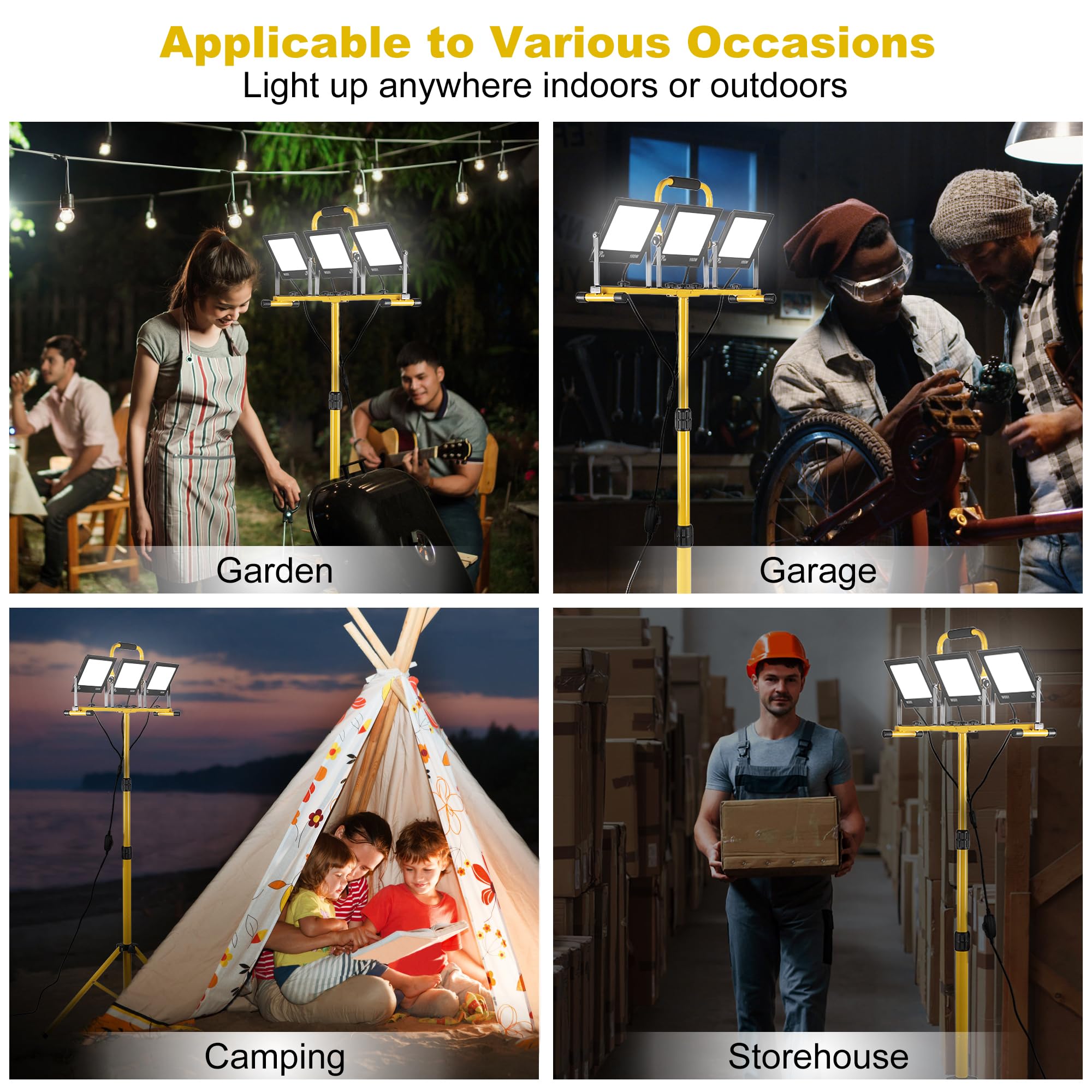 Aiptertet die-cast aluminum lamp heads ensuring durable performance