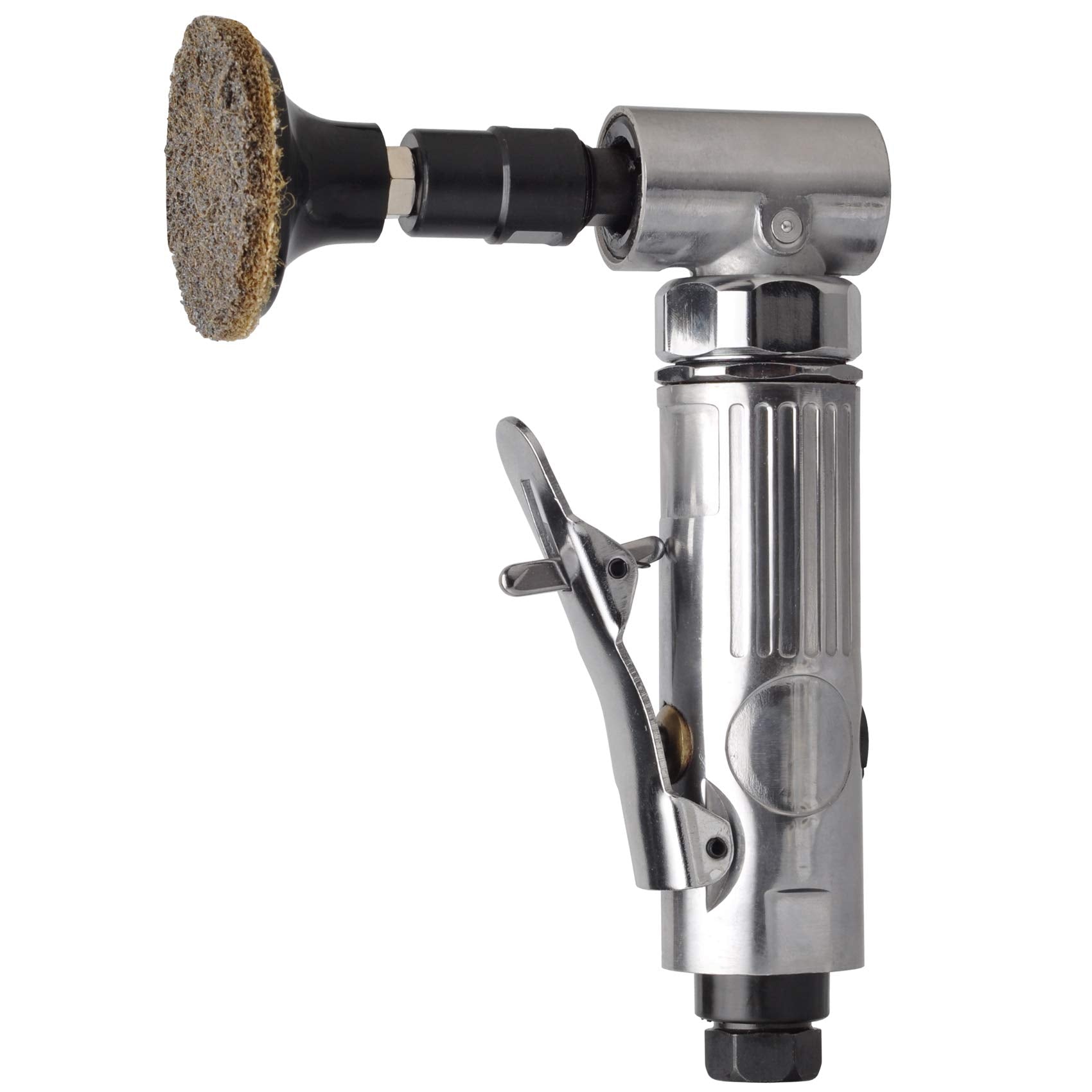 1/4 inch angle die grinder air inlet with filtration for cleaner air.