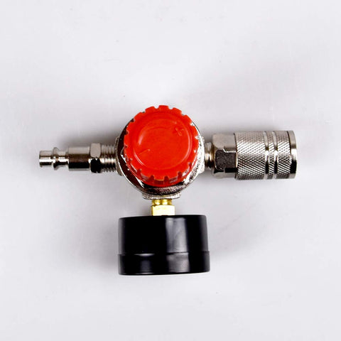 Packaging includes all items for quick setup of the regulator kit.