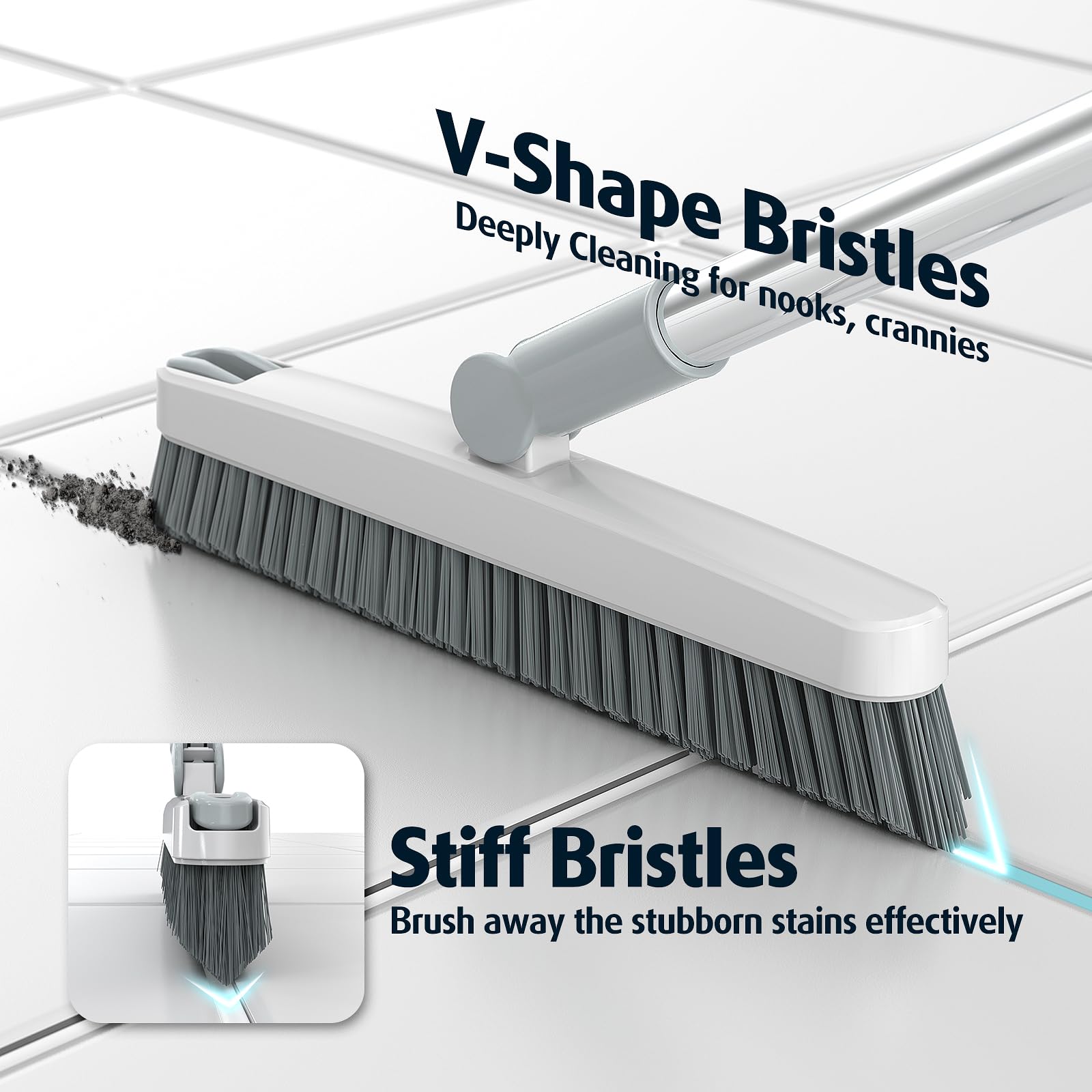 AIR U+ hair clip keeps hair away from hands during cleaning