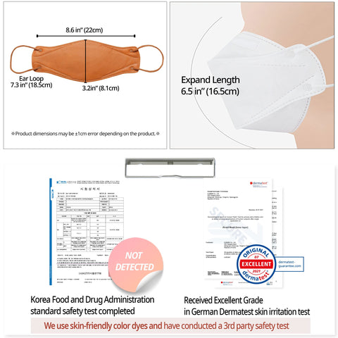 AIRAID KF94 breathable design with ample mouth space for easy breathing.