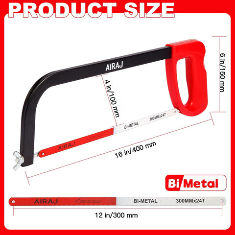 AIRAJ includes 10 spare blades for uninterrupted work.