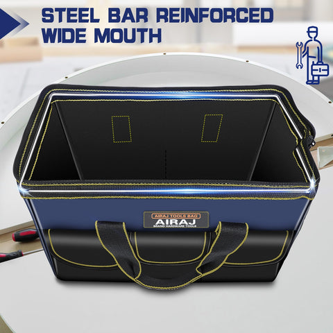 AIRAJ portable handle design makes carrying easy on site.