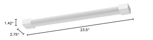 Airand energy-efficient tube light with up to 30,000-hour life.