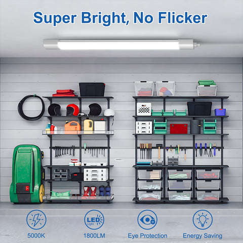 Airand ceiling light with linkable connectors enabling scalable lighting for larger spaces.
