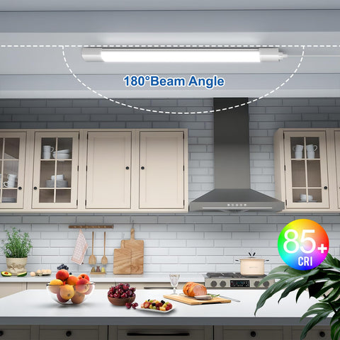 Airand frosted diffuser delivers soft, flicker-free lighting for work areas.