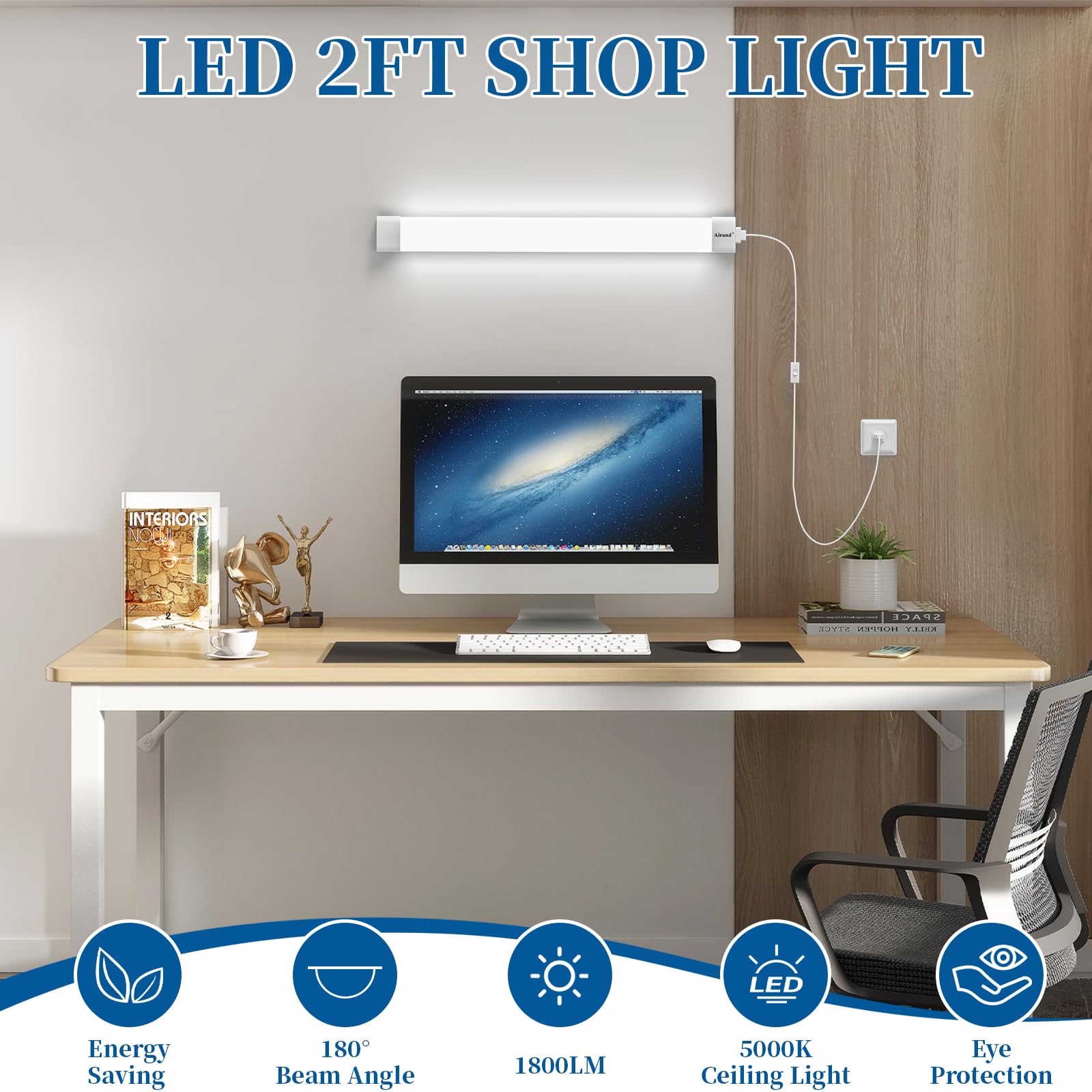 Airand linkable connectors enable long lighting runs for installations.