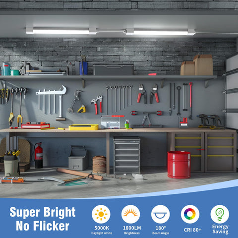 Airand linkable lights chain up to 18 tubes for scalable brightness.