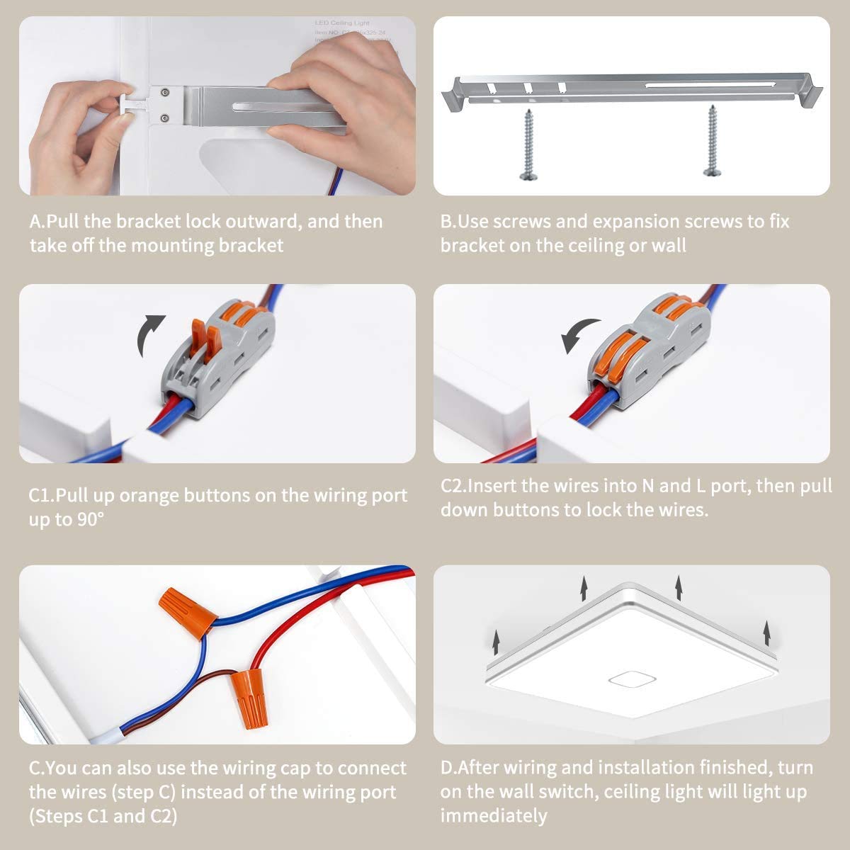Airand long-life LED reaching up to 30,000 hours.