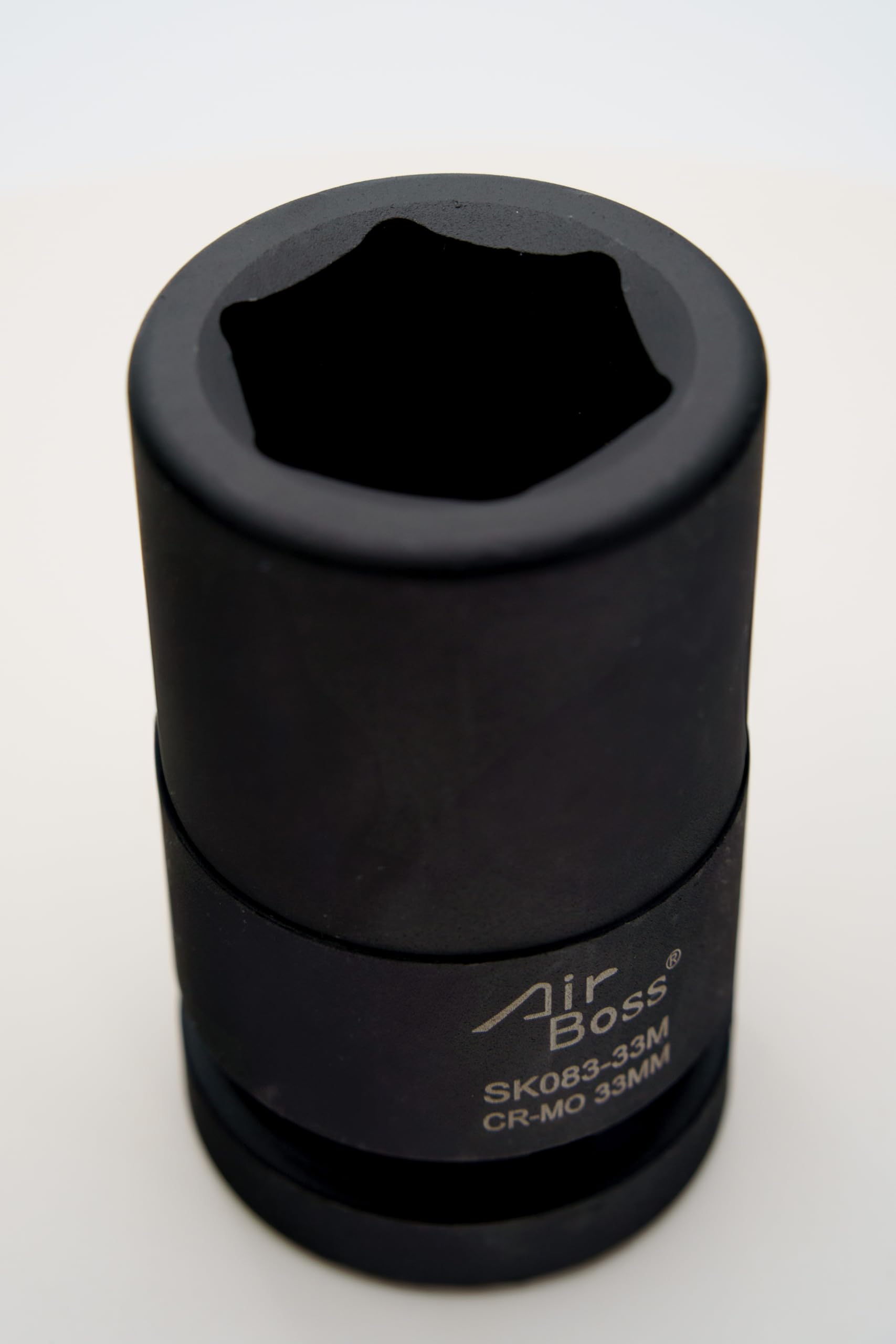 AirBoss 33mm deep socket supports deep reach in wheel work.
