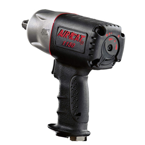 AirCat 1150 compact impact wrench in side view for tight-space automotive tasks.
