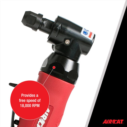 AIRCAT 6280 tuned exhaust silencer demonstrates quieter operation in busy shops.