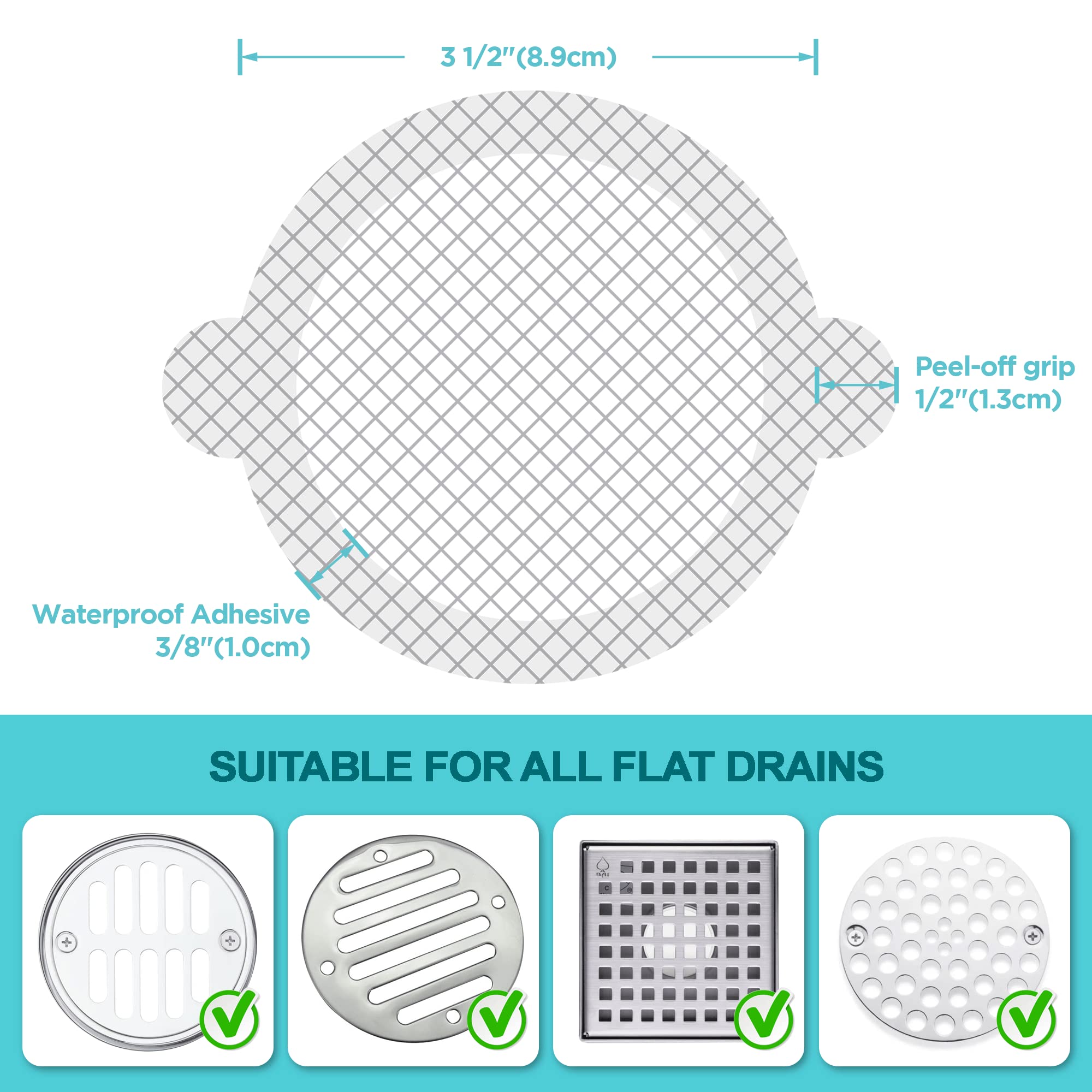 Aire Allure disposable drain catcher set ready for daily use in a bathroom