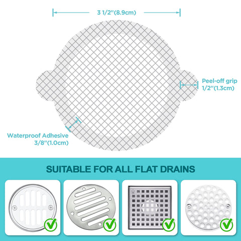 Aire Allure disposable drain catcher set ready for daily use in a bathroom