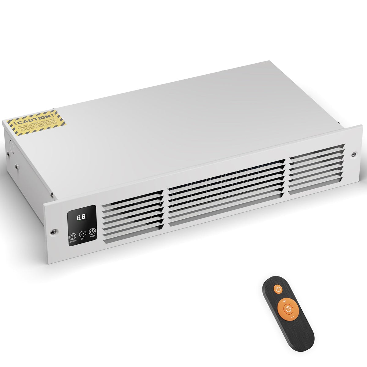 AIREPUSH HTA15-ULTRA kickspace heater under cabinet heats small spaces efficiently.