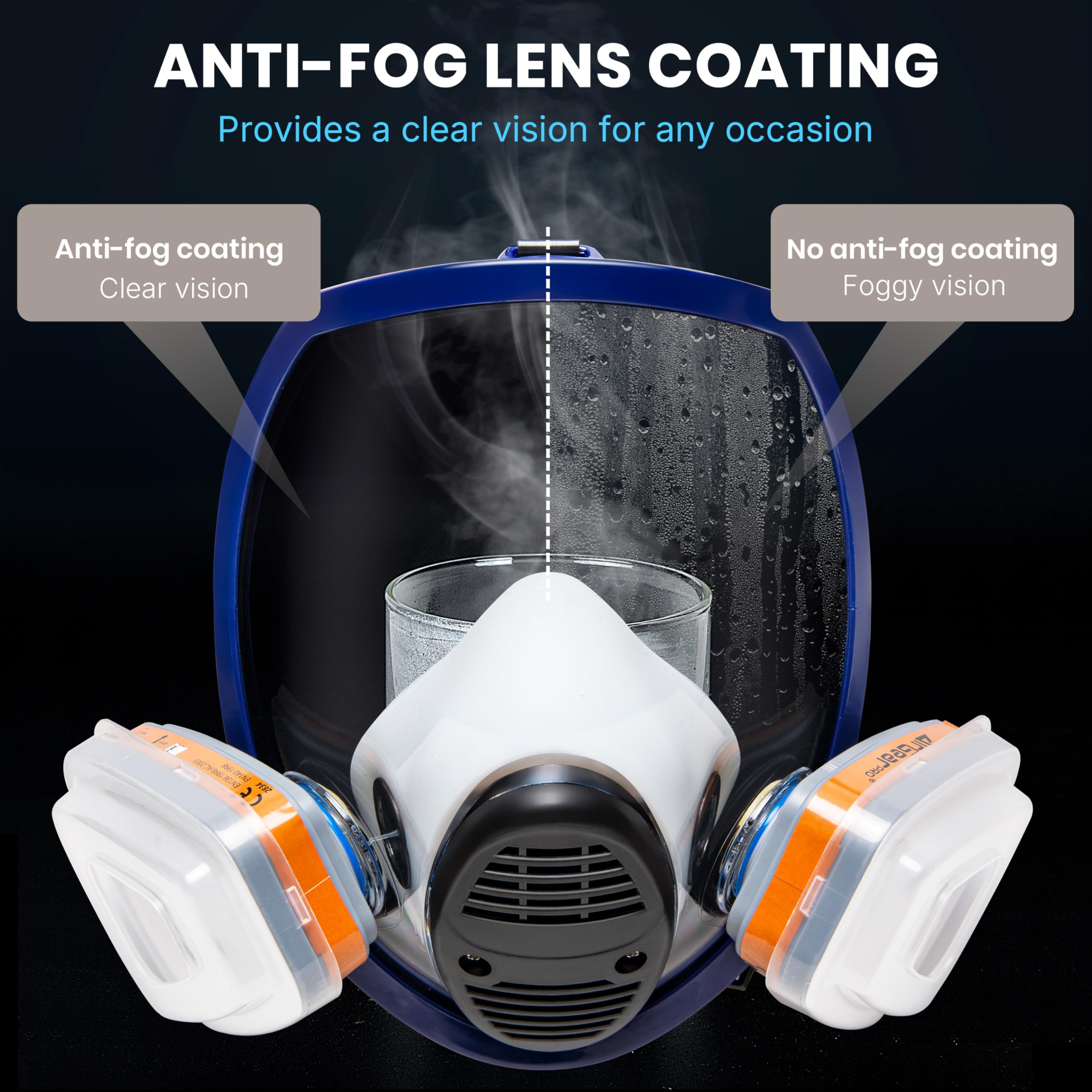 AirGearPro G-750 five-point strap system for secure fit.