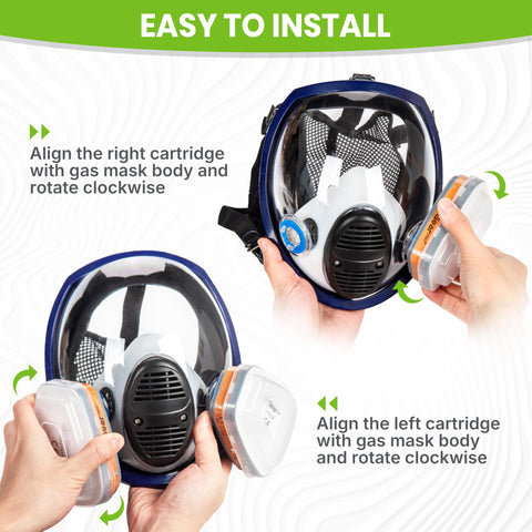 AirGearPro G-750 wide anti-fog visor with 76-degree field of view.