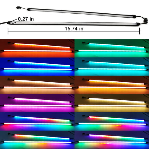 airgoo neon ls1 has 21 LEDs per strip for vivid, customizable illumination.