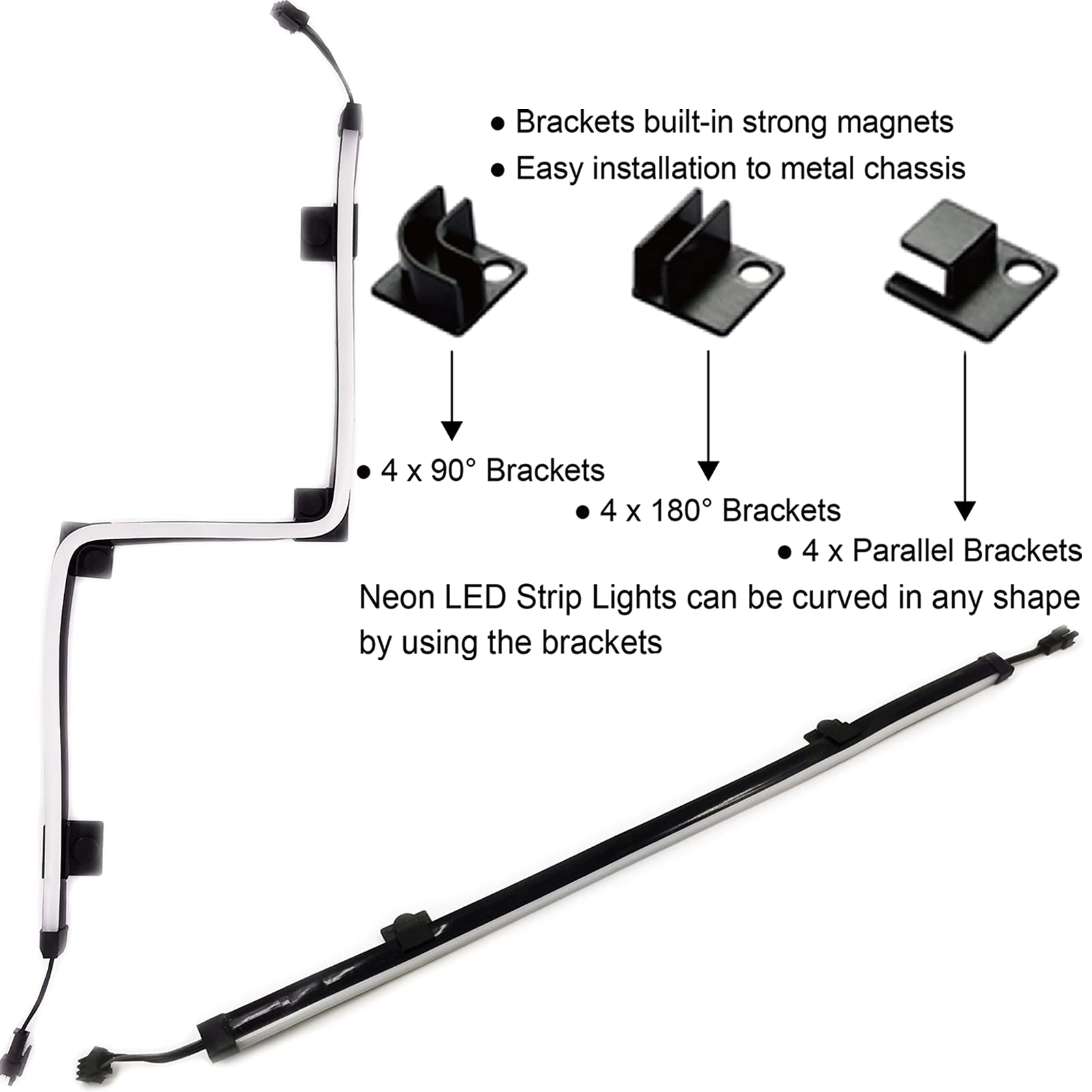 airgoo neon ls1 compatible with AG-DRGB16 controller for layered lighting.