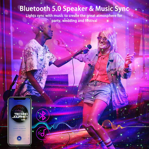 Airivo Aurora Projector doubles as a Bluetooth speaker with ambient sounds.