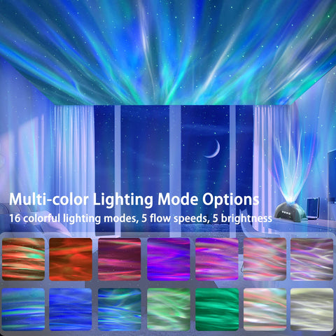 Airivo Aurora Projector shows a galaxy-inspired ceiling display for mood lighting.