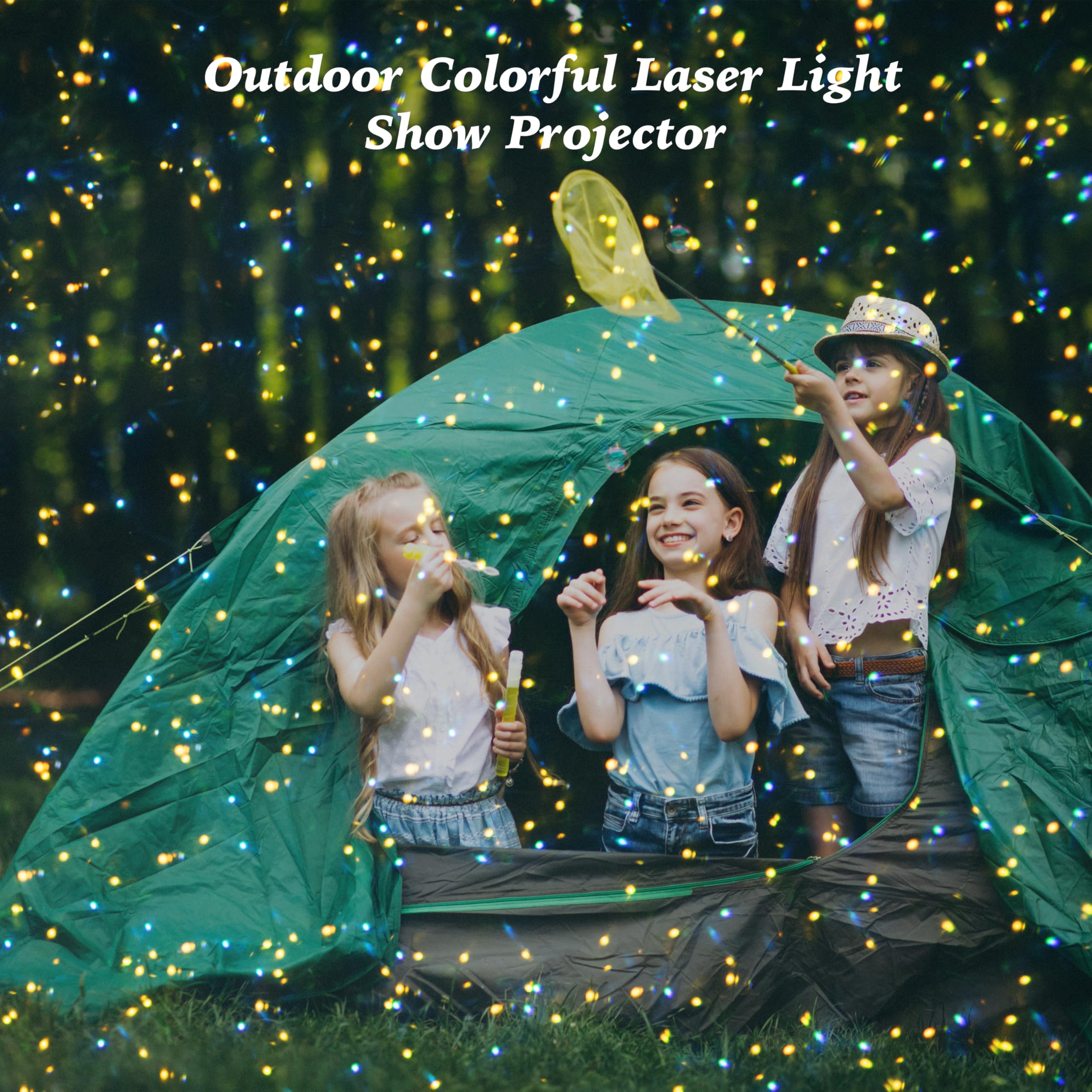 Airivo firefly lights with 100,000 dots creating dynamic movement across night skies